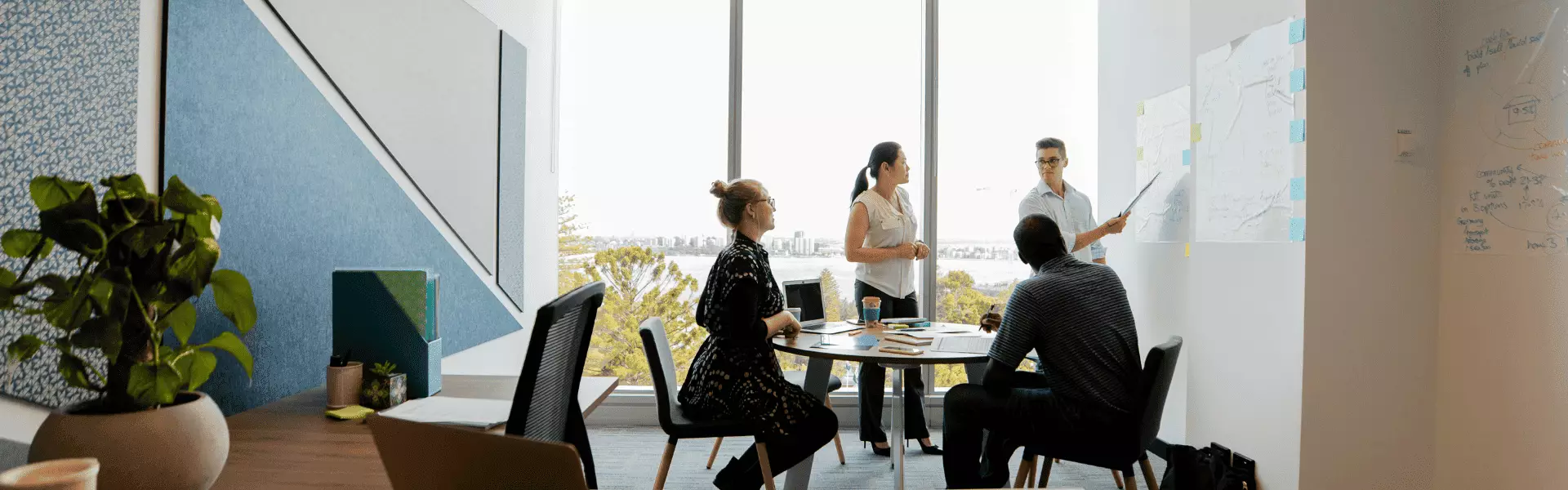  Business team discussing fractional CTO pricing and technology support